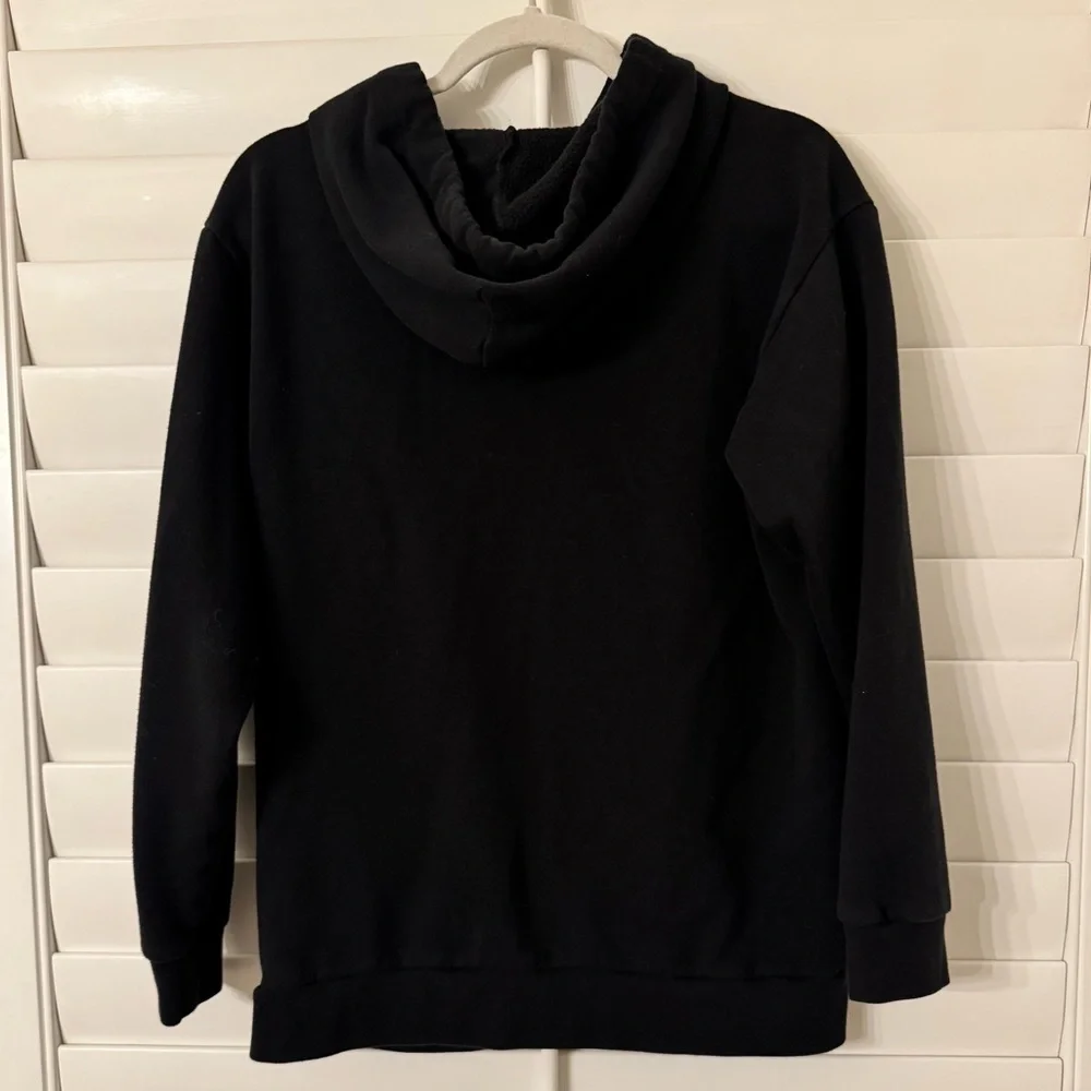 VS | Pink Everyday Campus Pullover Sweatshirt Hoodie Black Rainbow Small